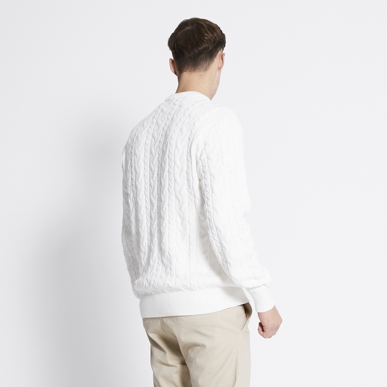 Cable-knit sweater "Tage" Offwhite 2